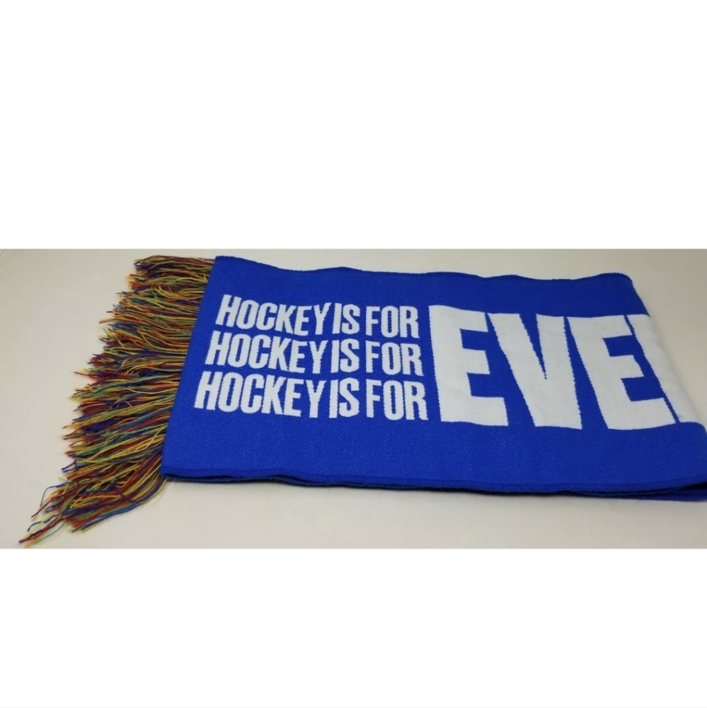 NY Rangers NHL Hockey Pride Scarf Hockey Is For Everyone  - 32"